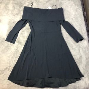 Theory mini Kensing off-the-shoulder Dress